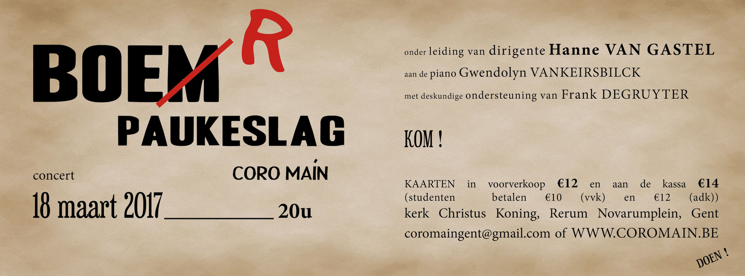 Banner Boer Paukeslag