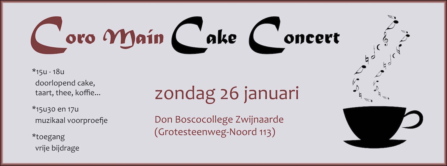 Banner Cake-concert