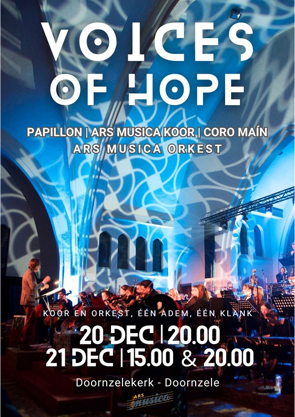 Flyer concert Voices of Hope